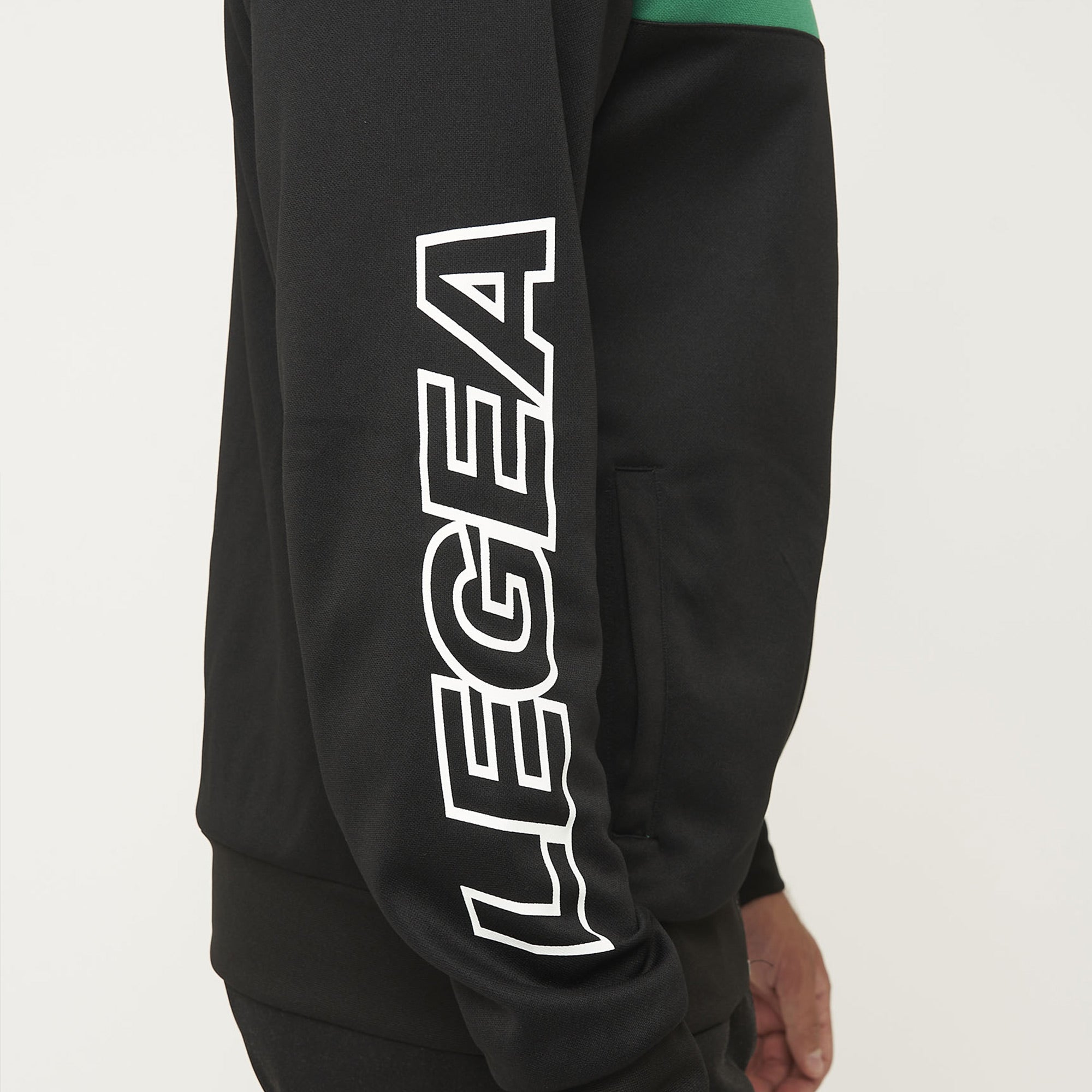 legea-ontario-senior-giacca-bicolor-full-zip-nero-verde-scuro-s image 6