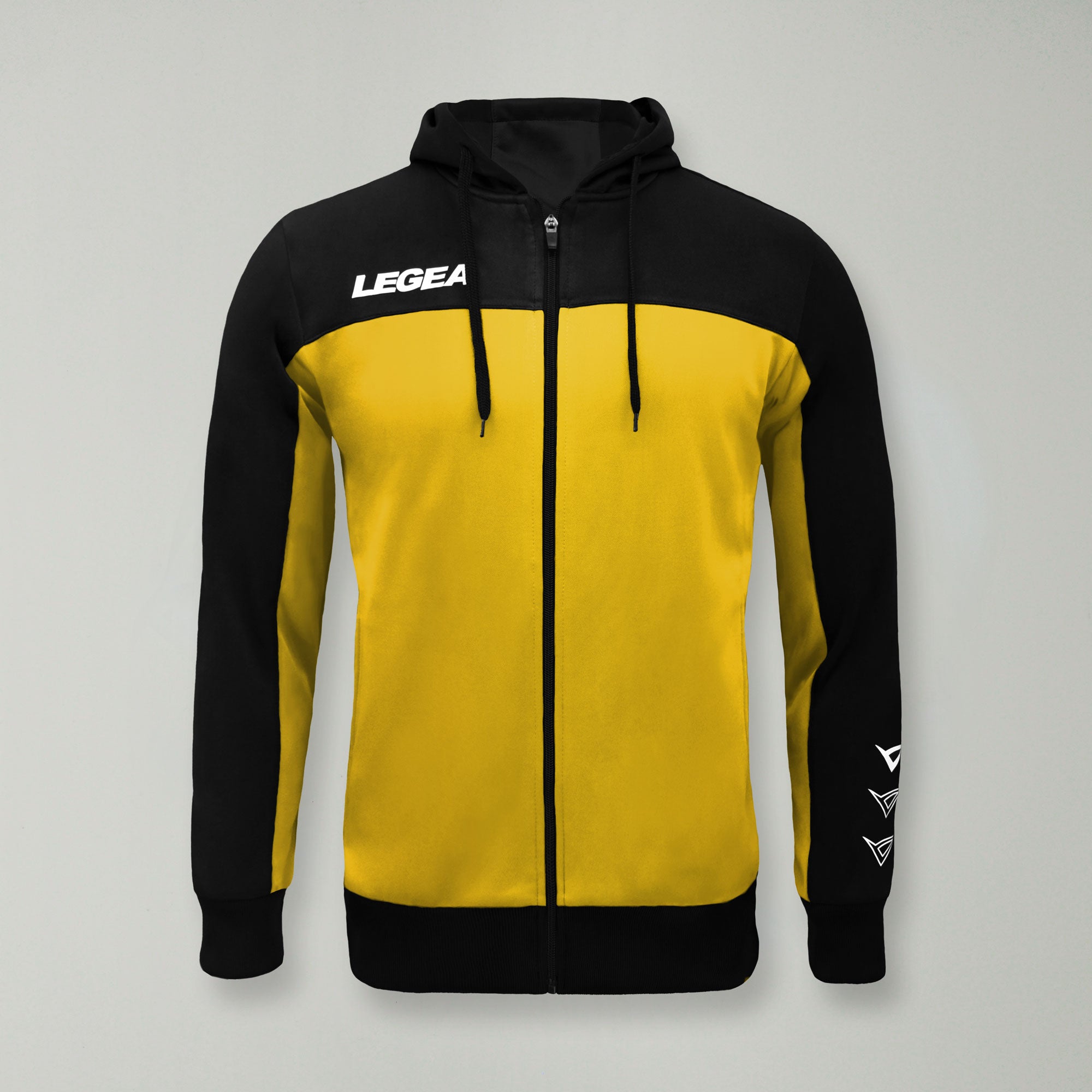 legea-flex-giacca-sportiva-zip-intera-nero-giallo image 1