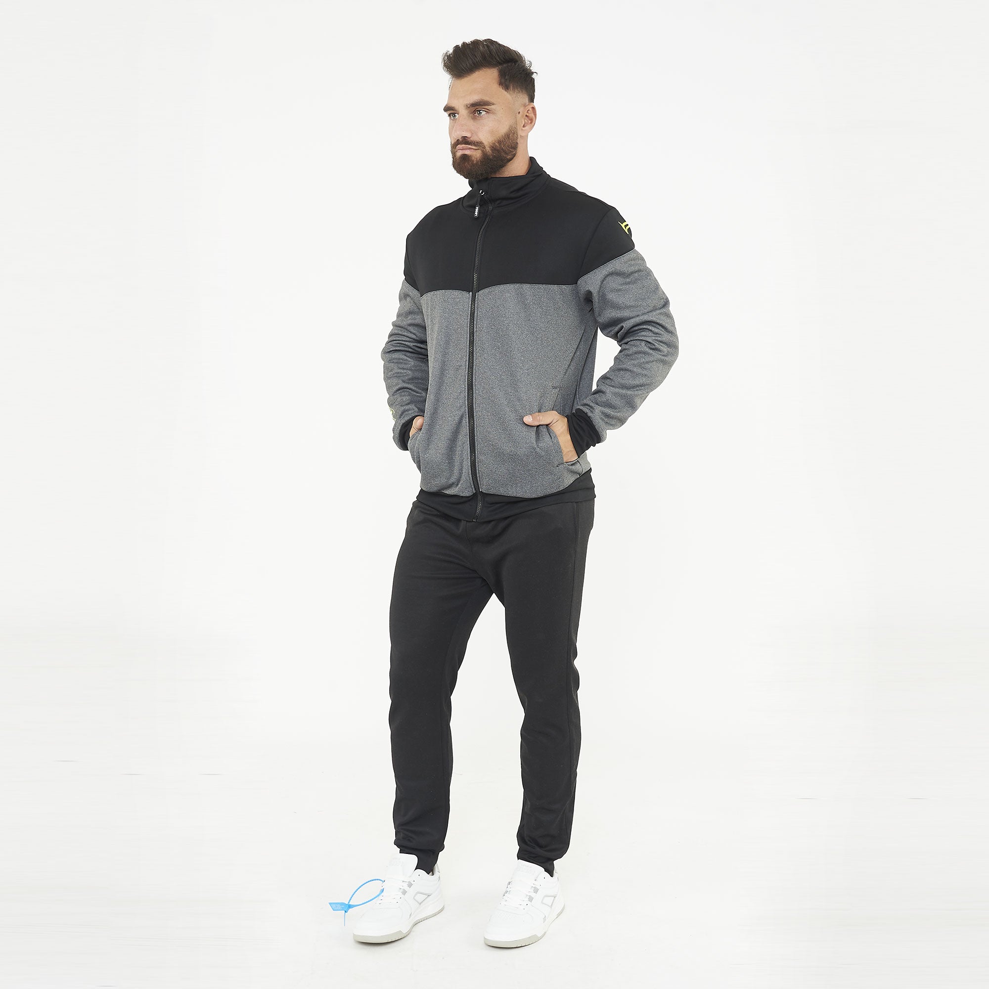 legea-ucla-tuta-sportiva-completa-grigio-melange-2xl image 1