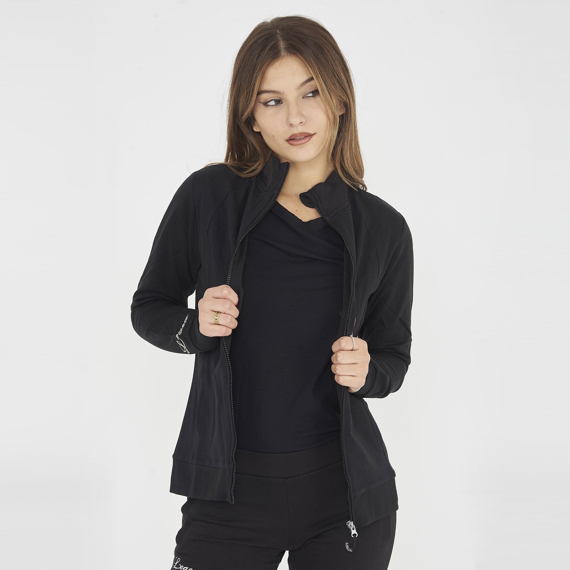 legea-ridaka-giacca-sportiva-leggera-con-zip-nero-xs image 2