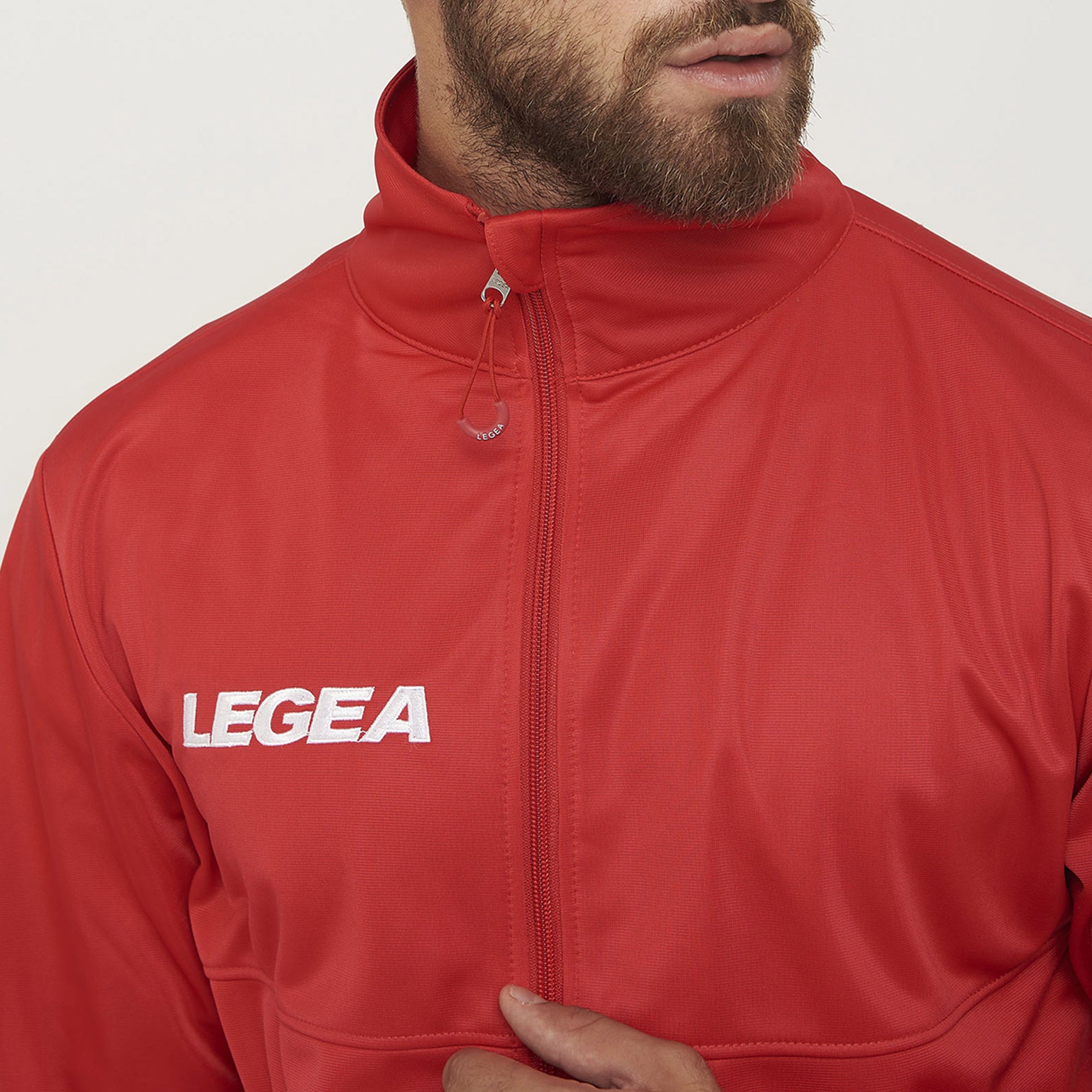 legea-cuba-giacca-sportiva-con-cappuccio-rosso-s image 4