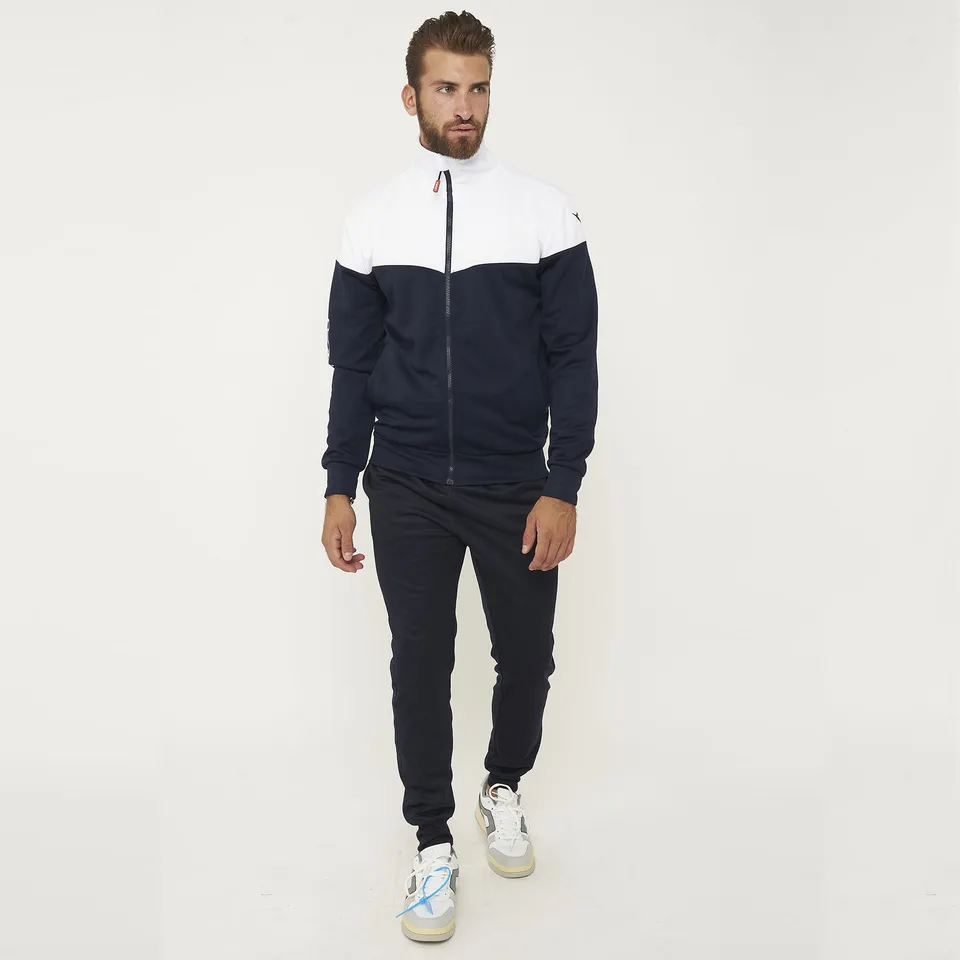 legea-ontario-tuta-sportiva-completa-giacca-pantaloni-blu-bianco-s image 1