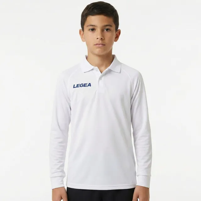 legea-nord-gold-polo-maniche-lunghe-bianco-2xs-taglia-piccola image 1