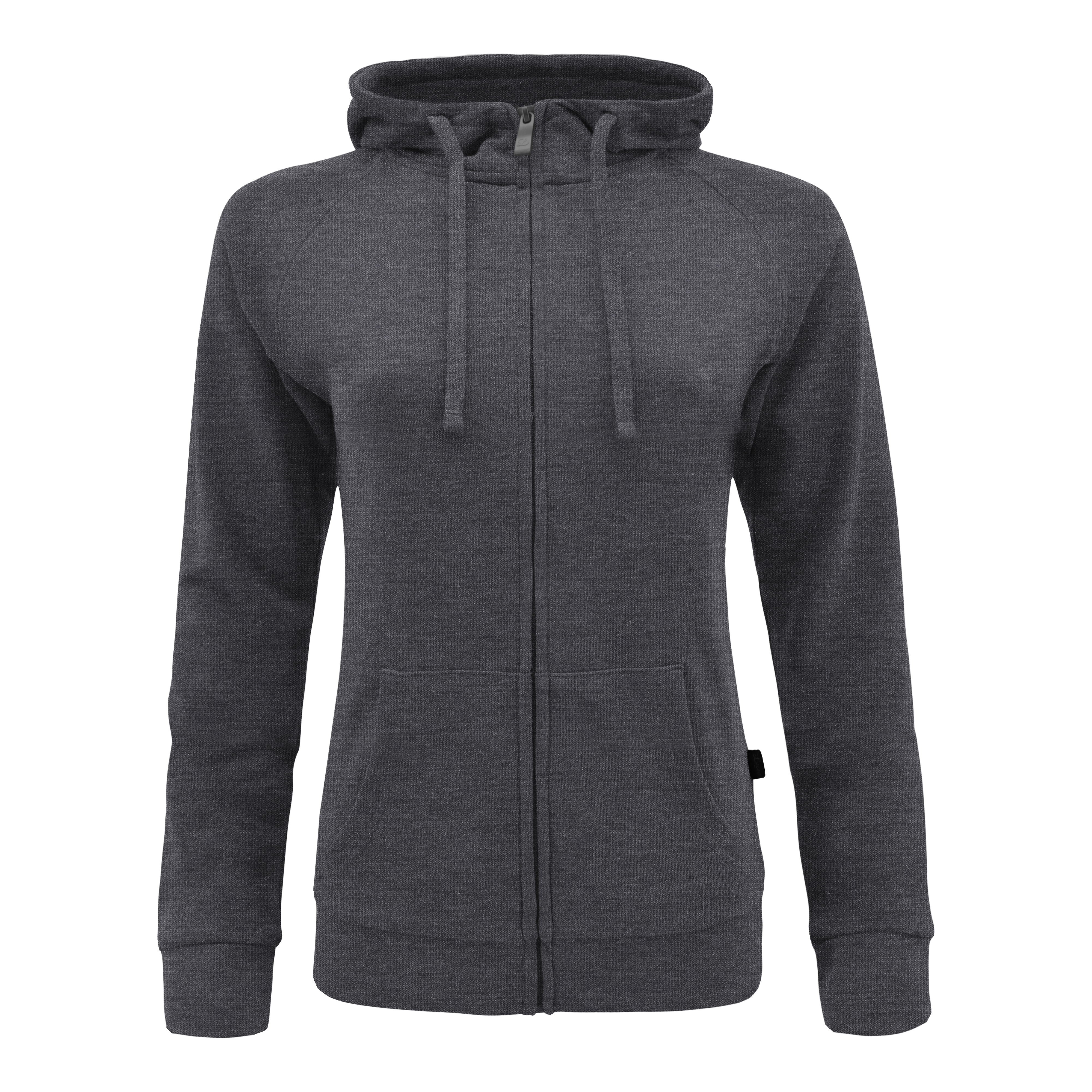 legea-felpa-adara-con-zip-e-cappuccio-grigio-melange-s image 1