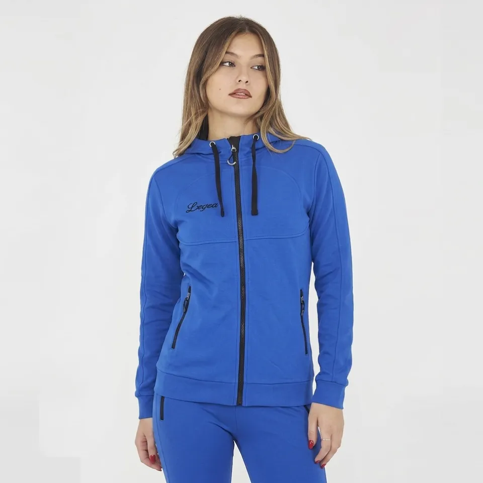 legea-sarlet-felpa-in-cotone-con-cappuccio-full-zip image 1