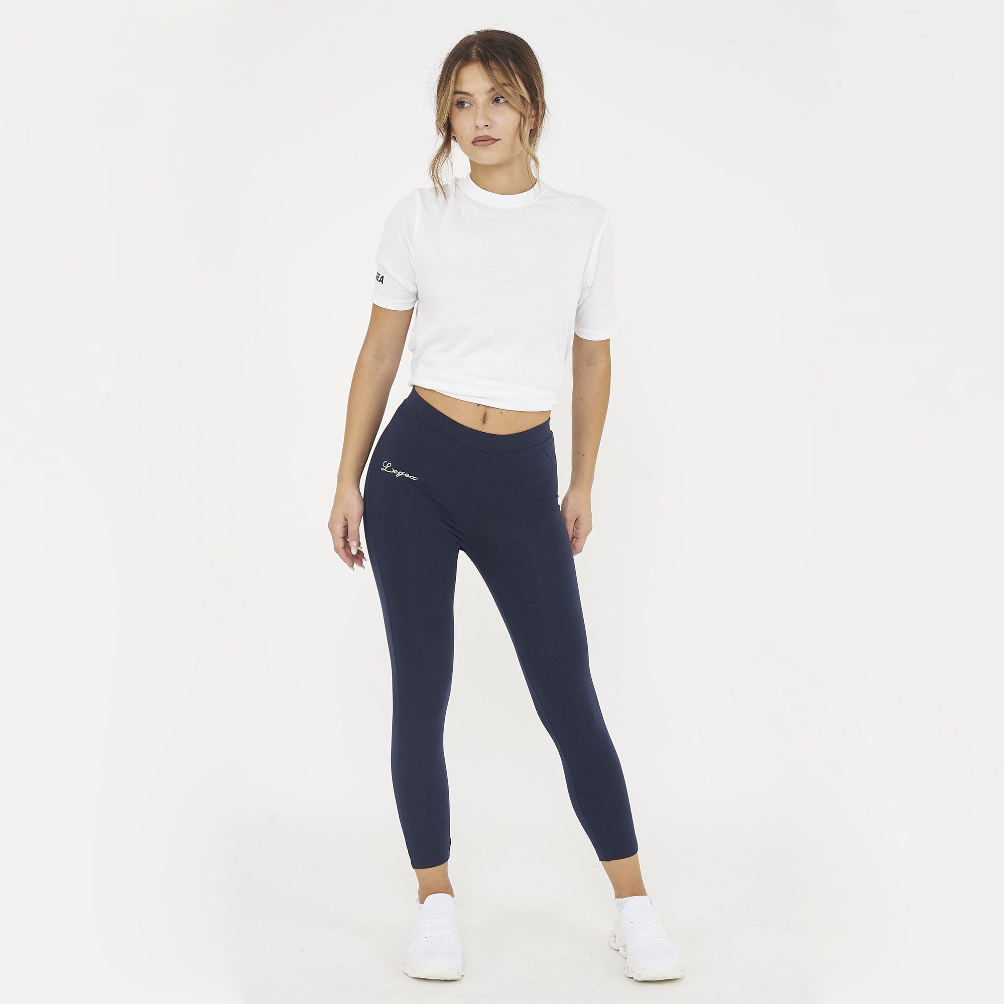 legea-yren-leggings-capri-cotone-allenamento-blu-xl image 2