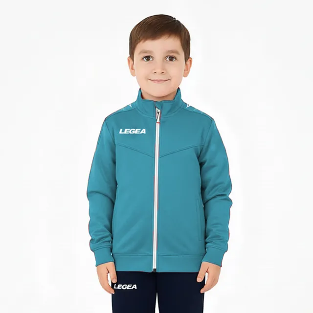 legea-alabama-giacca-full-zip-in-poliestere-turchese-xs image 1