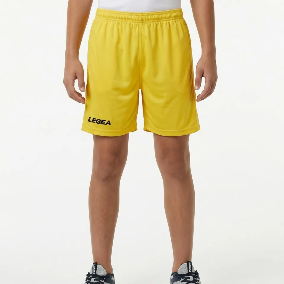 legea-dusseldorf-pantaloncini-in-poliestere-giallo-xs image 1