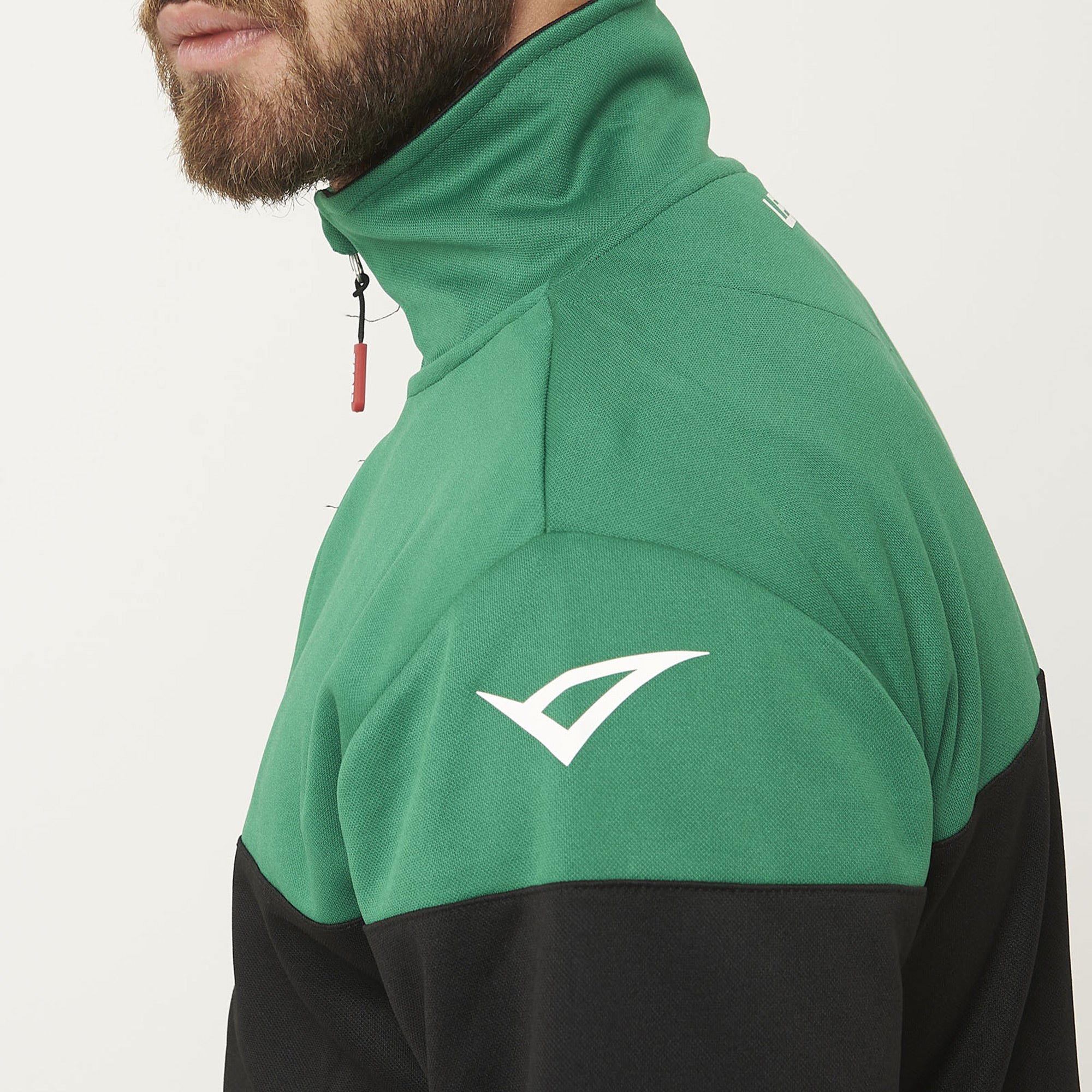 legea-ontario-senior-giacca-bicolor-full-zip-nero-verde-scuro-2xl image 5