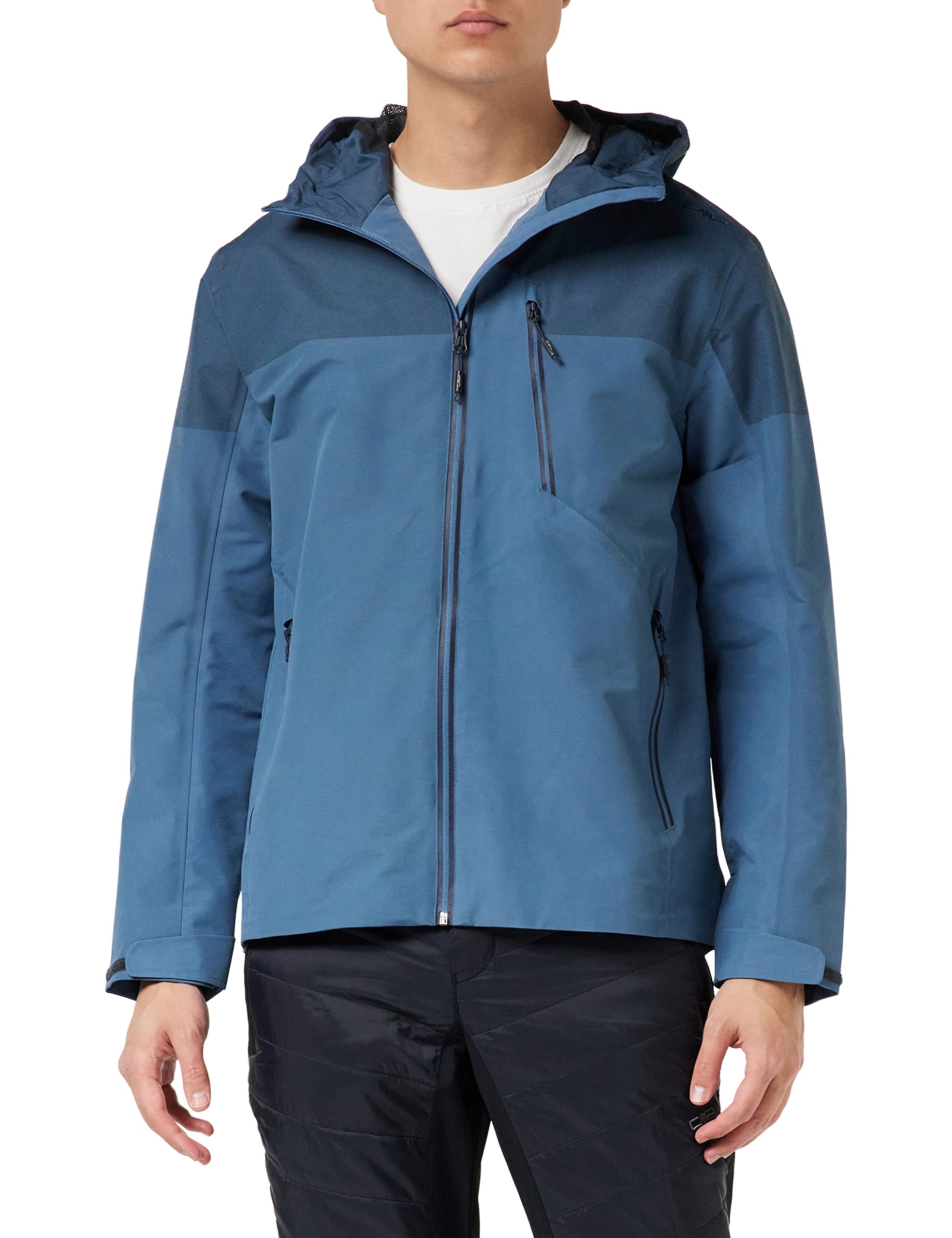 cmp-giacca-uomo-con-cappuccio-fisso-giacca-fitness-impermeabile-clima-protect image 1