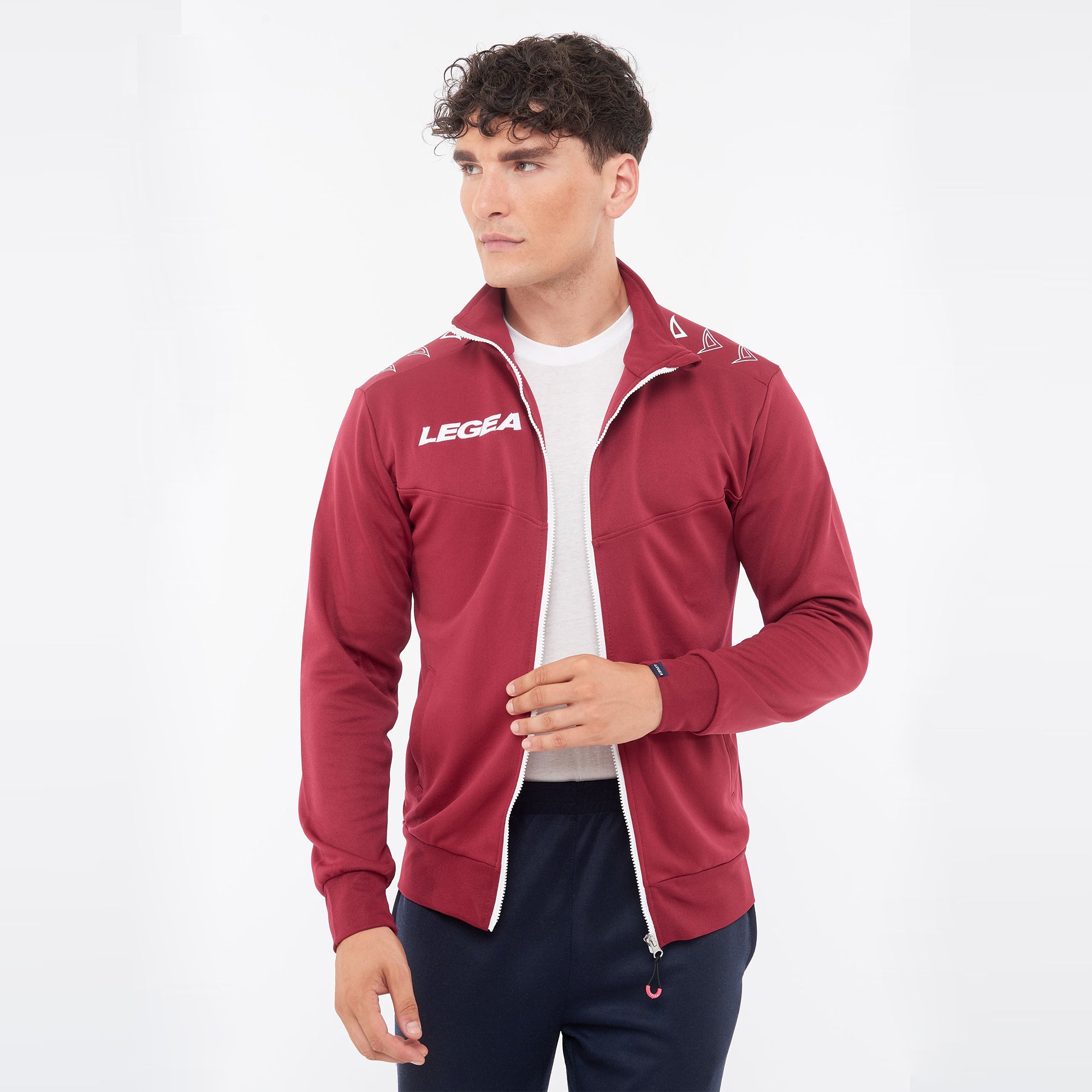 legea-alabama-giacca-con-zip-intera-granata-m image 3