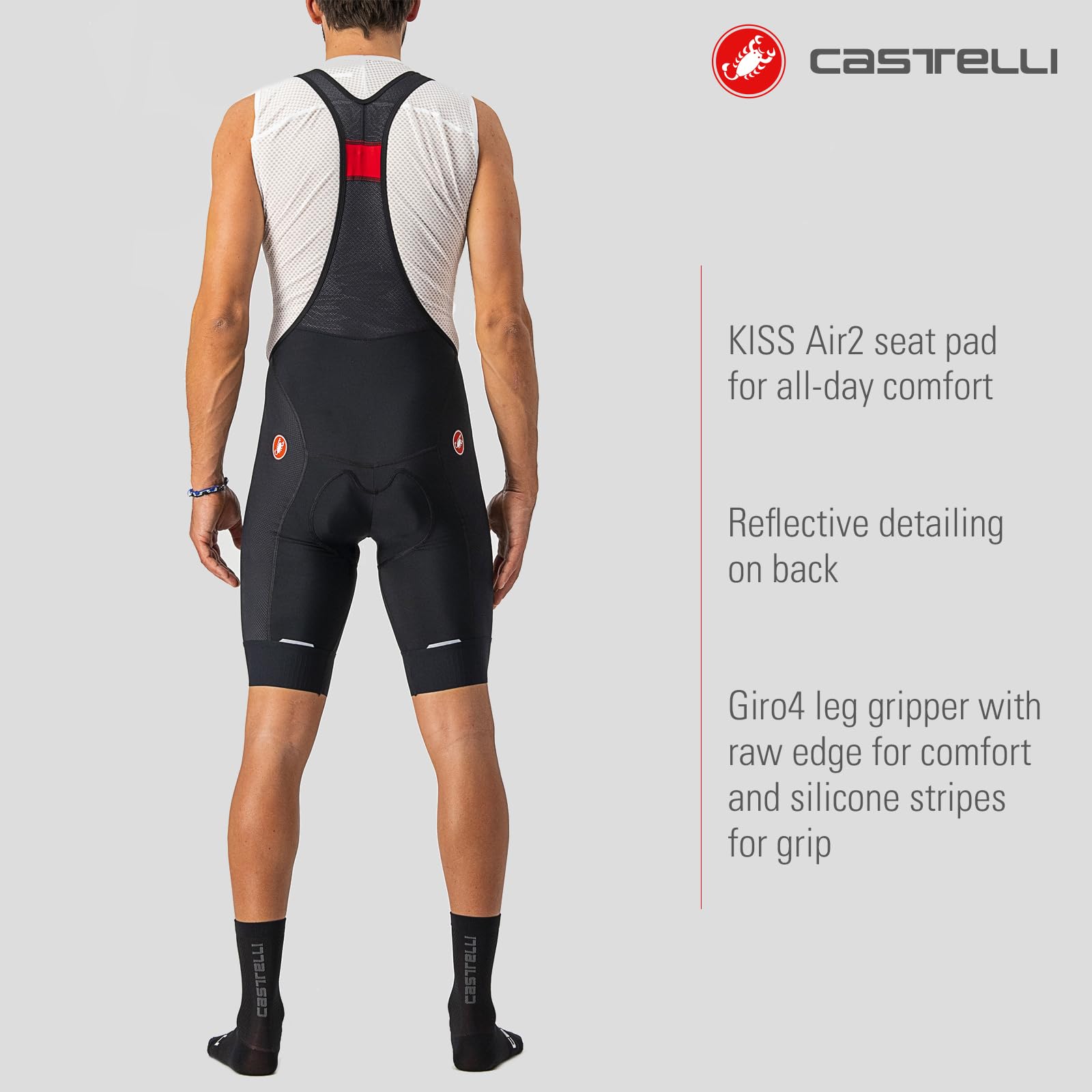 castelli-competizione-bib-pantaloncini-bici-uomo-con-bretelle image 5