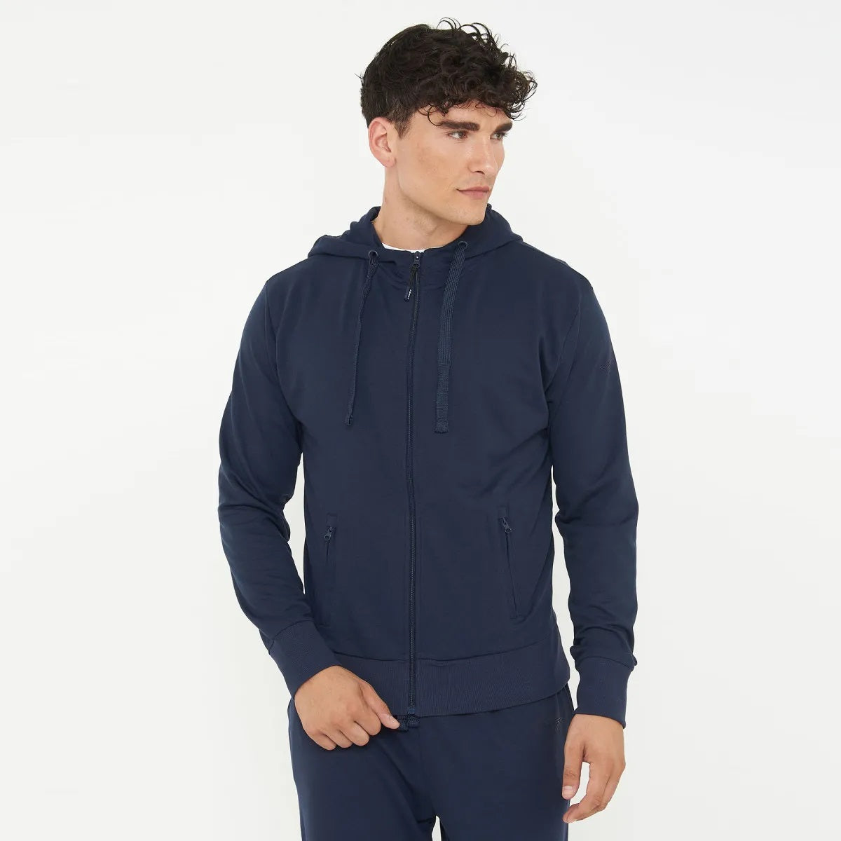 legea-f-zippy-felpa-leggera-con-cappuccio-full-zip-blu-l image 1