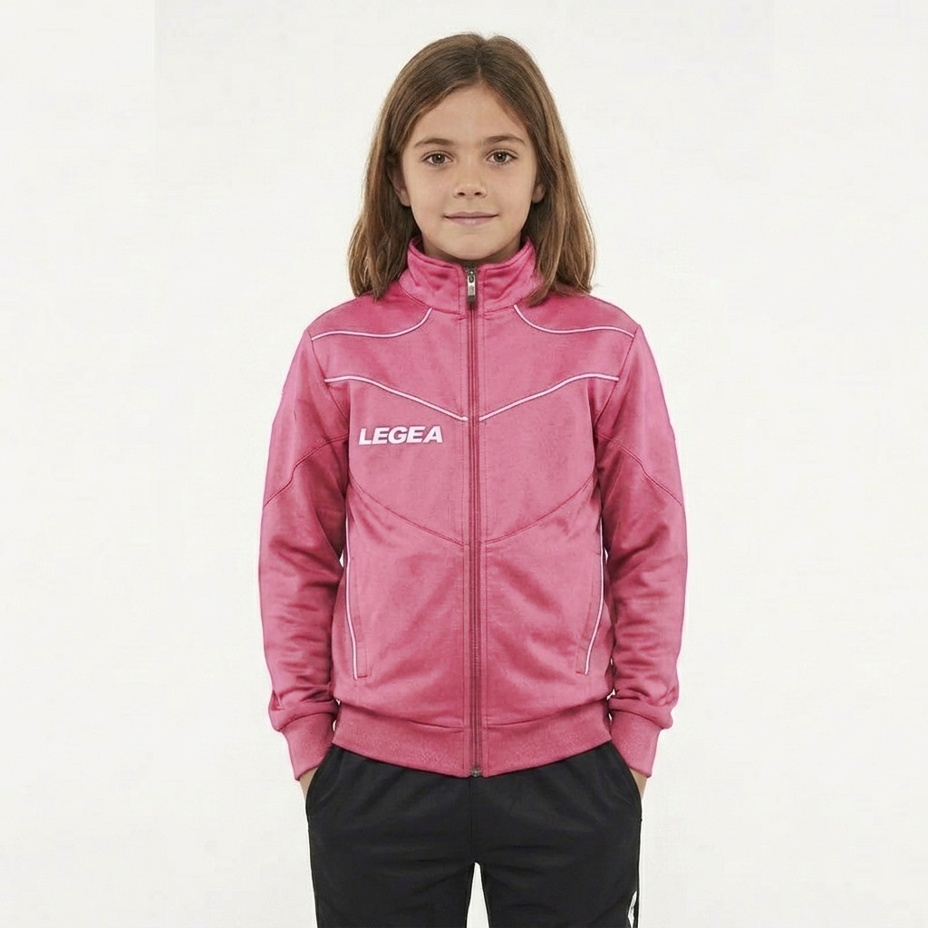 legea-texas-junior-giacca-sportiva-con-zip-e-cappuccio-rosa-3xs-taglie-piccole image 1