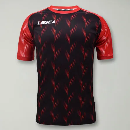 legea-girona-maglia-da-calcio-senior-nero-rosso-m image 1