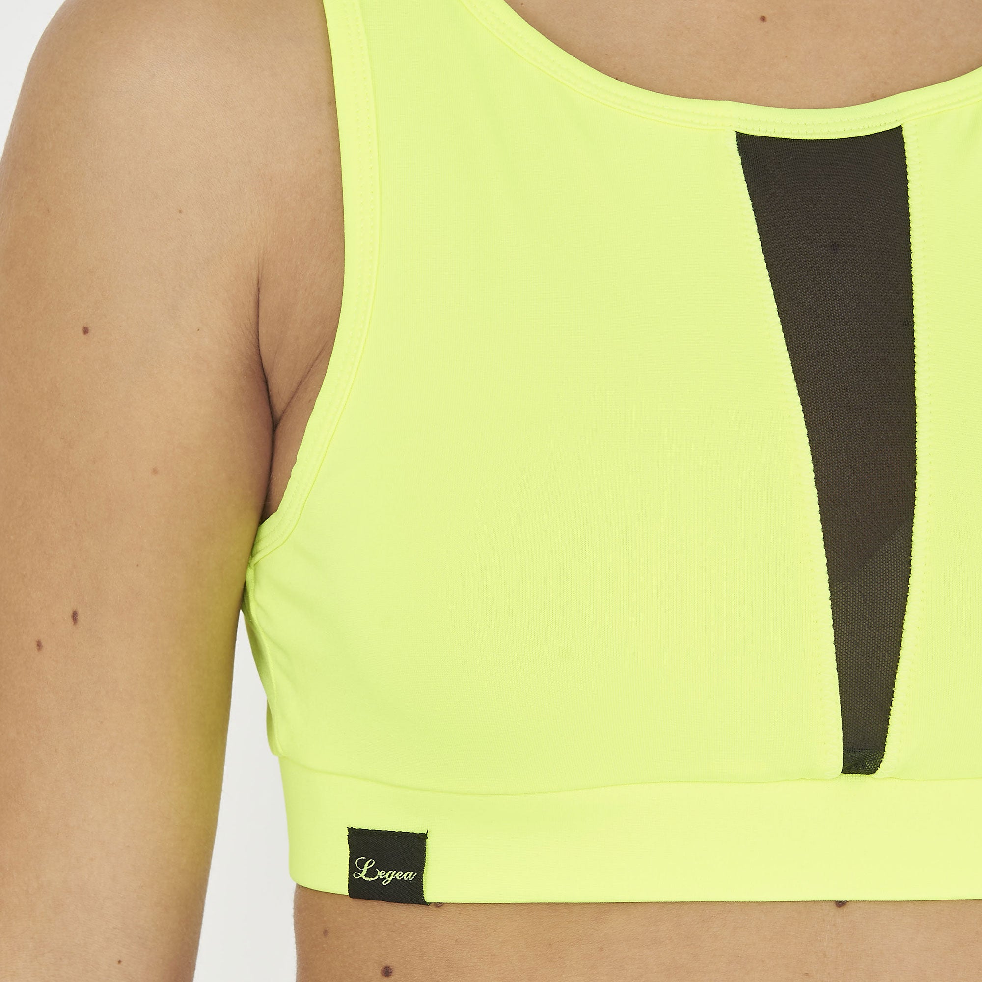 legea-gun-top-fitness-donna-giallo-fluo-m image 3