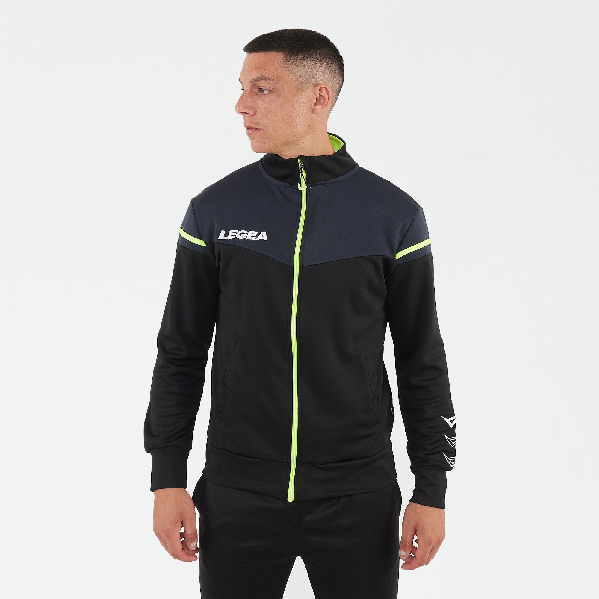 legea-sender-giacca-sportiva-con-zip-nero-grigio-2xl image 1