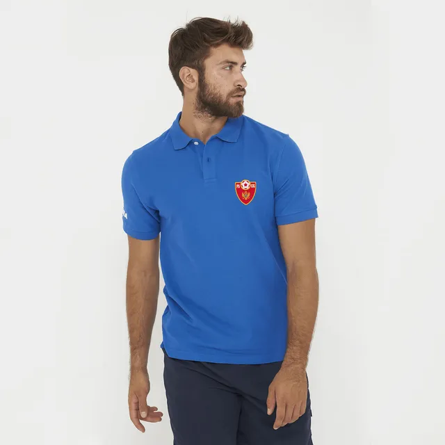 legea-ariete-polo-in-cotone-azzurra-montenegro image 1