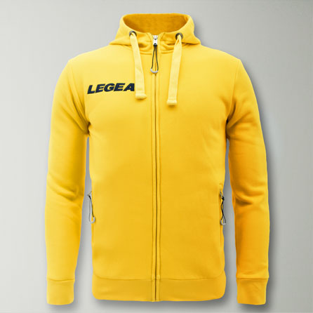 legea-sarajevo-junior-felpa-zip-cappuccio-bambino-giallo-2xs image 1