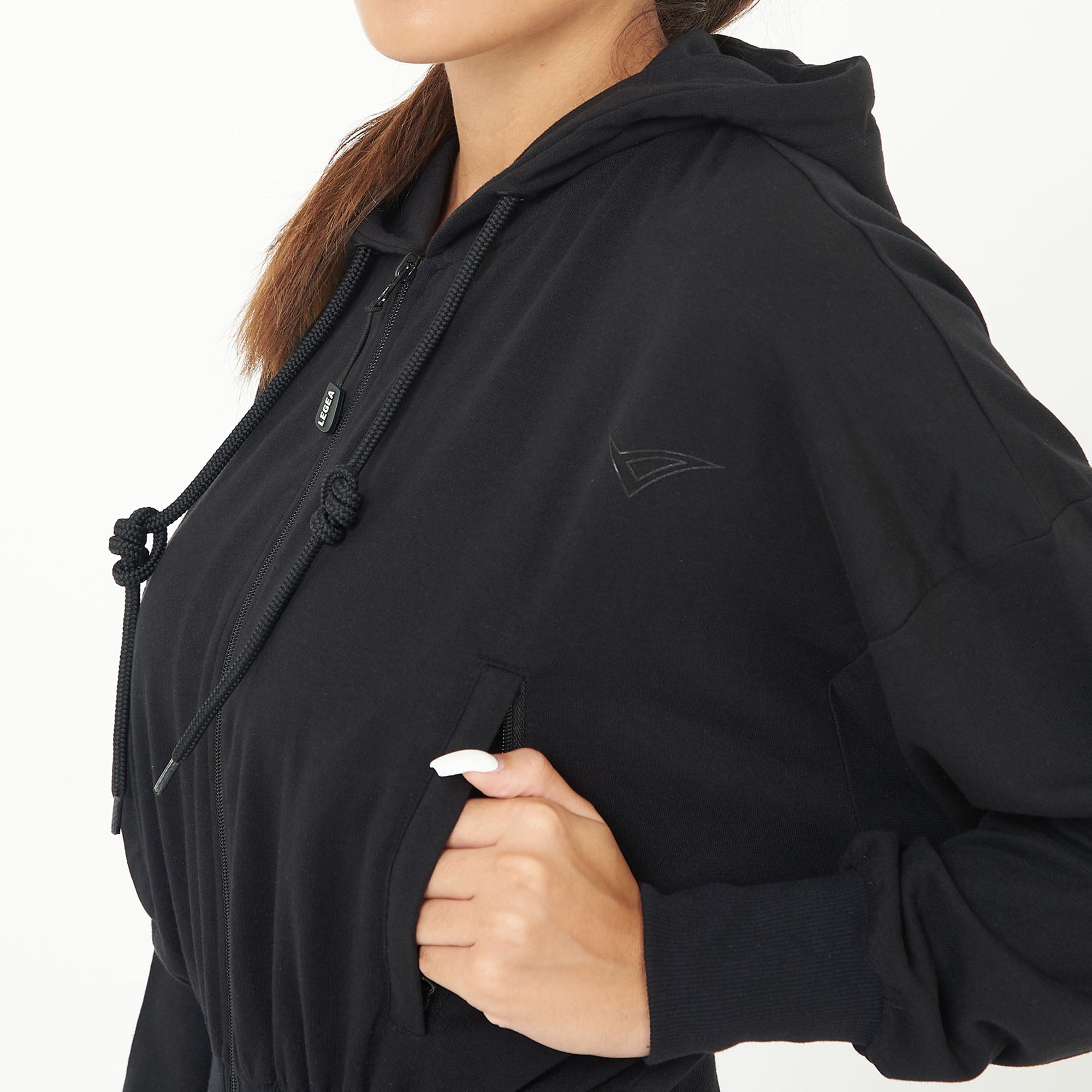 legea-giacca-crop-in-cotone-con-zip-e-cappuccio-trixy-nero-xl image 4