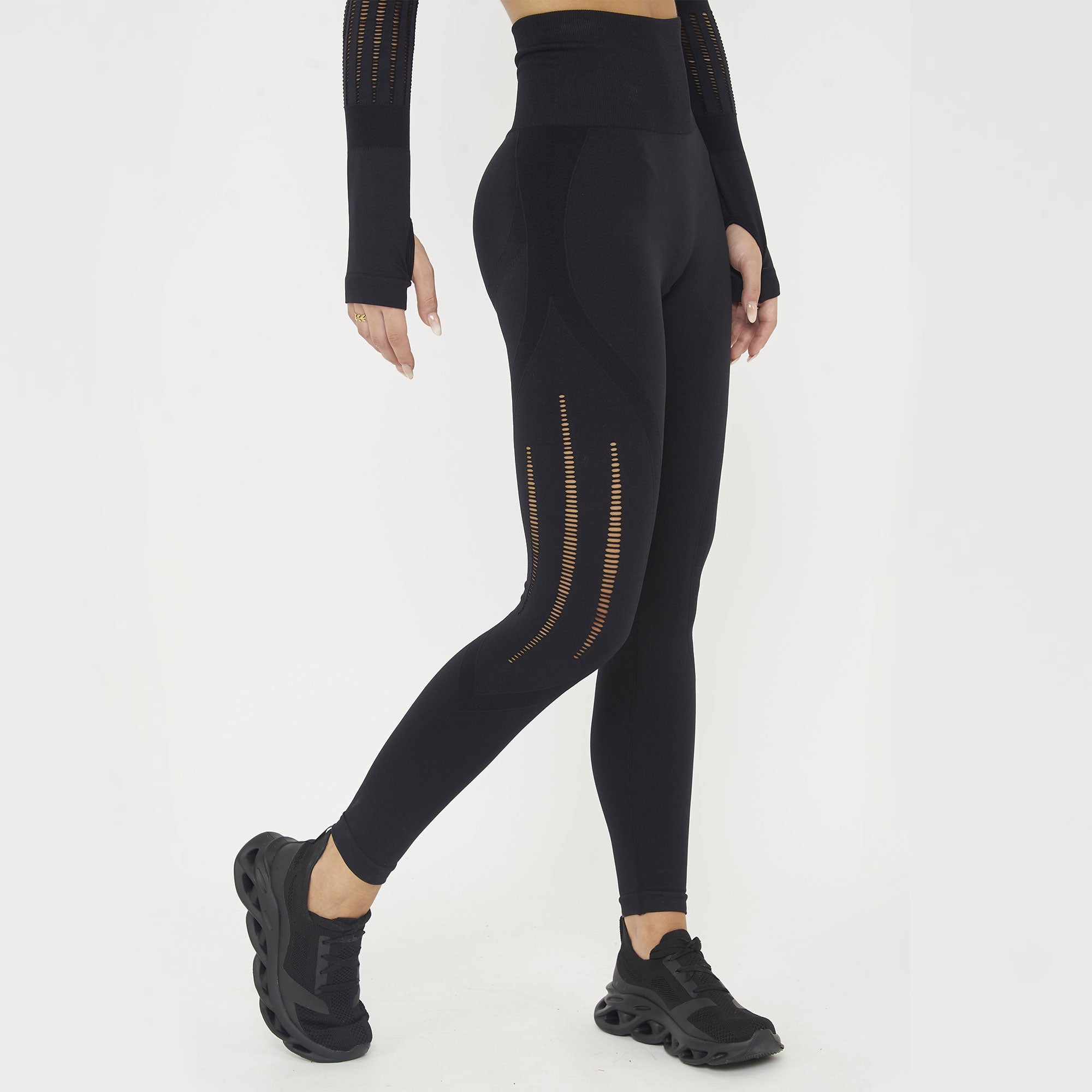 legea-rue-leslie-completino-allenamento-donna-crop-top-leggings image 5