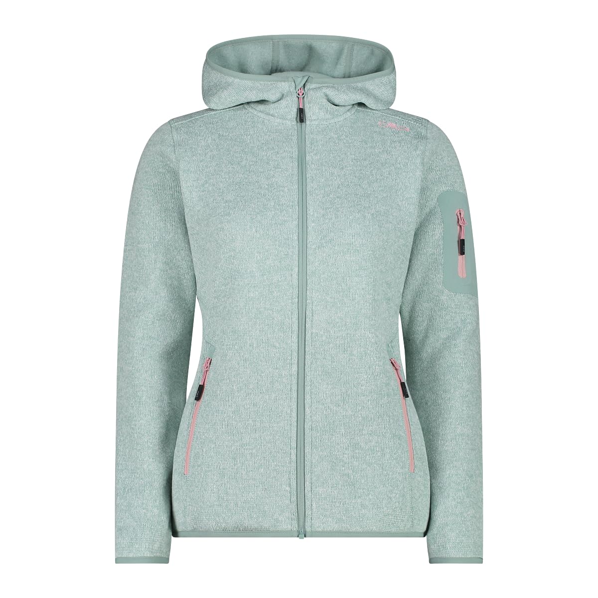 cmp-giacca-knit-tech-con-cappuccio-fisso-donna image 5