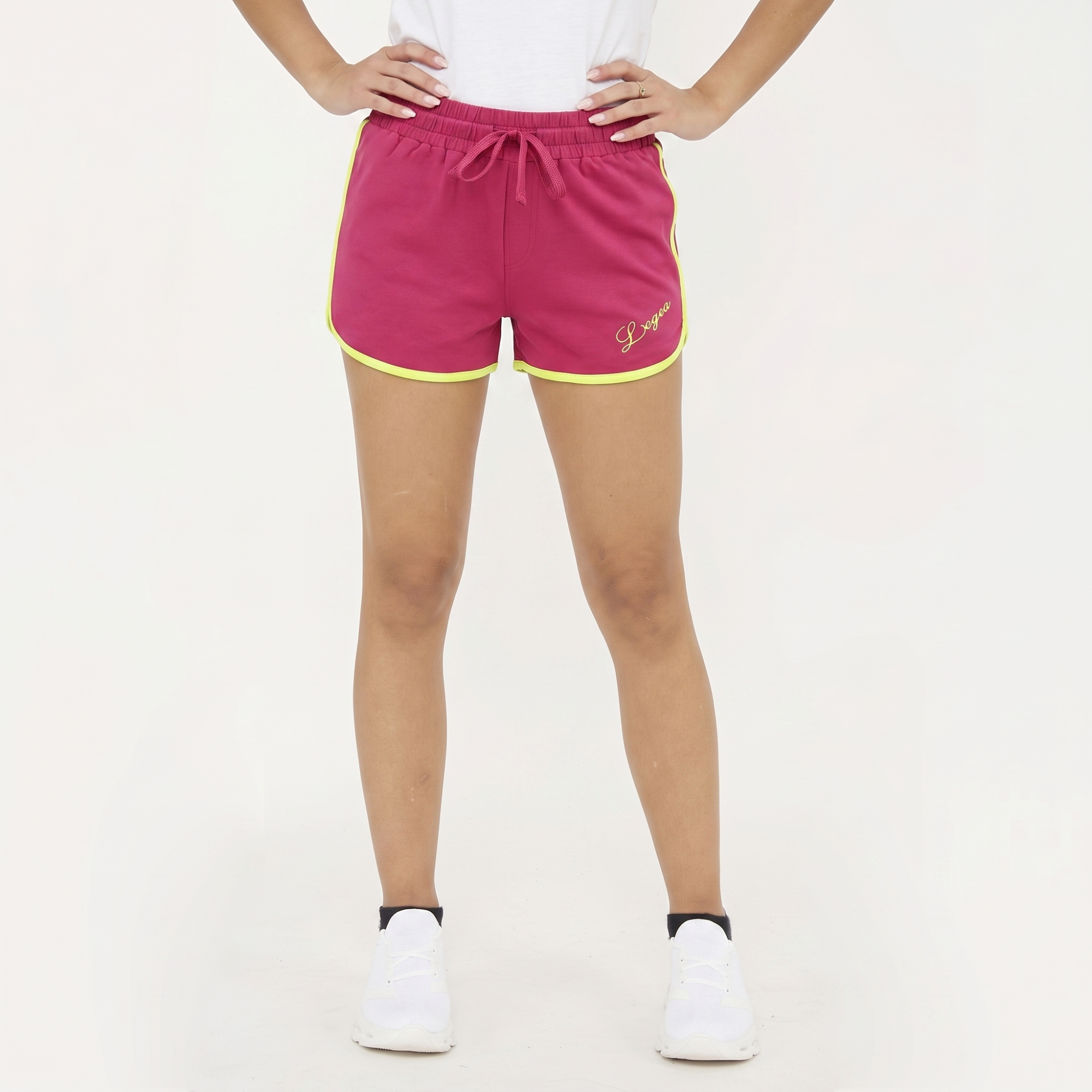 legea-lineri-shorts-donna-in-jersey-cotone-rosa-scuro-s image 1
