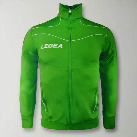 legea-texas-giacca-in-poliestere-con-zip-e-cappuccio-verde-m image 1