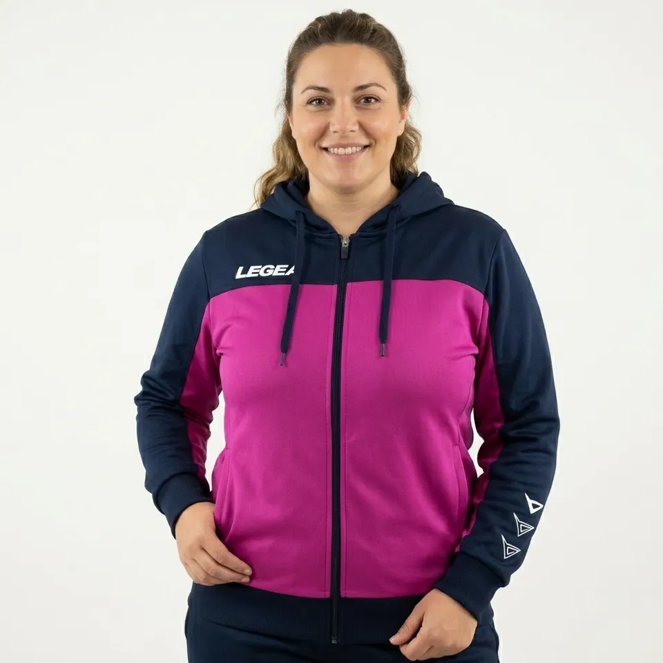 legea-flex-felpa-sportiva-con-zip-e-cappuccio-oversize-blu-fucsia-3xl image 1