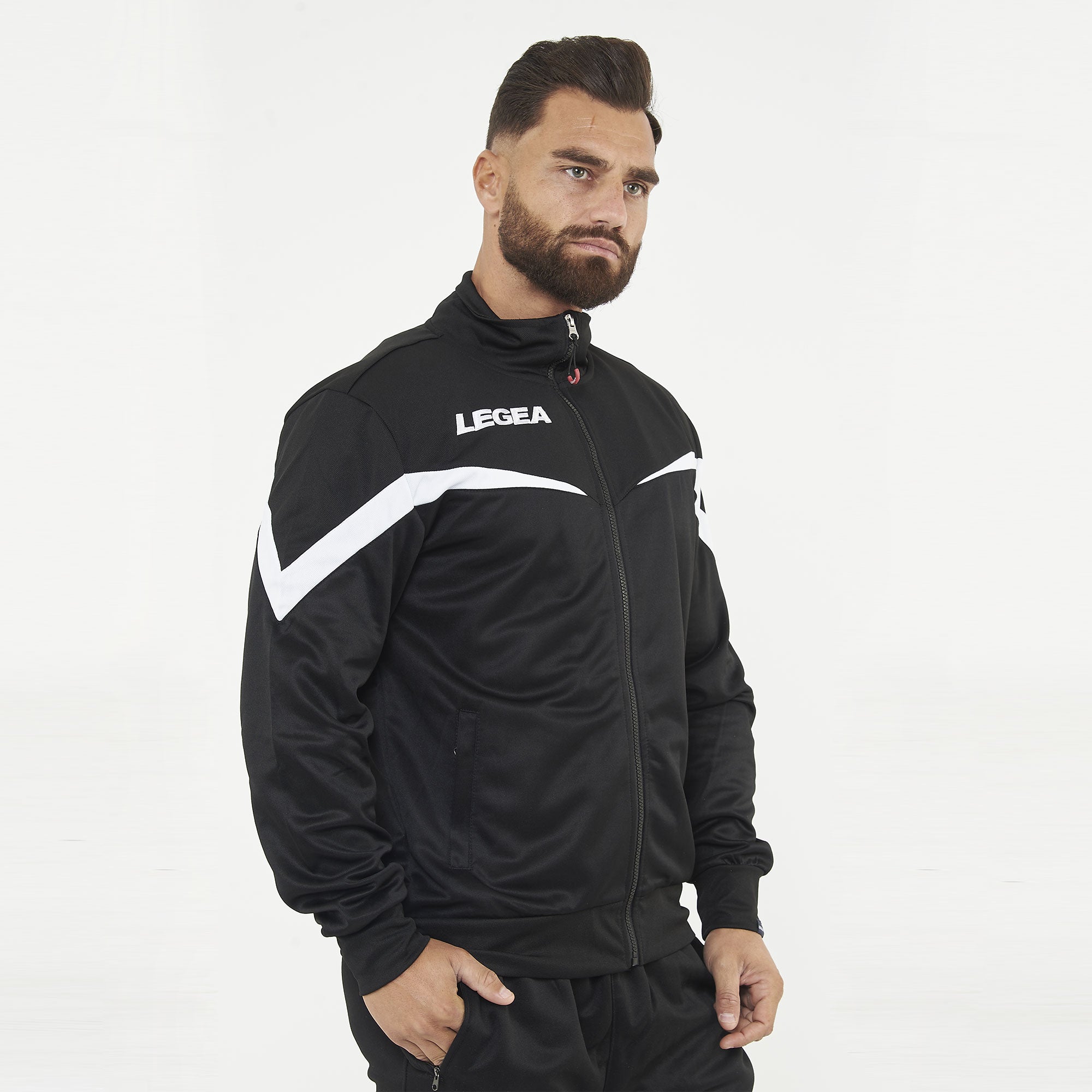 legea-mosca-giacca-sportiva-con-zip-nero-2xl image 1