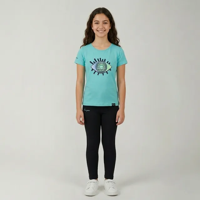 legea-vetra-completino-cotone-bambina-verde-acqua-xs image 1