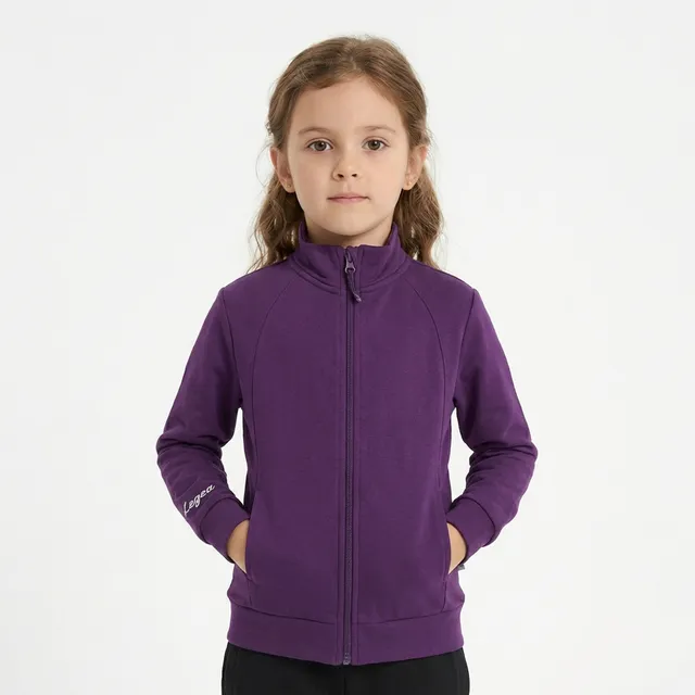 legea-ridaka-giacca-sportiva-leggera-con-zip-viola-xs image 1