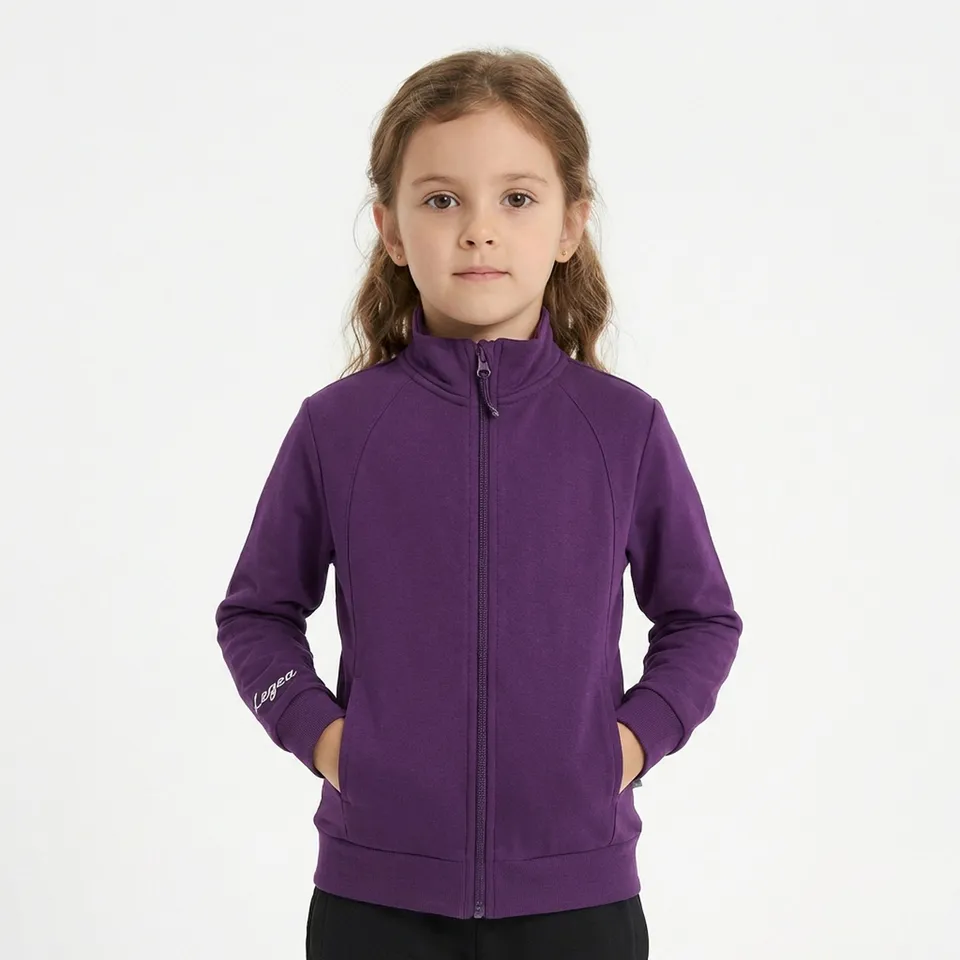 legea-ridaka-giacca-sportiva-leggera-con-zip-viola-xs image 1