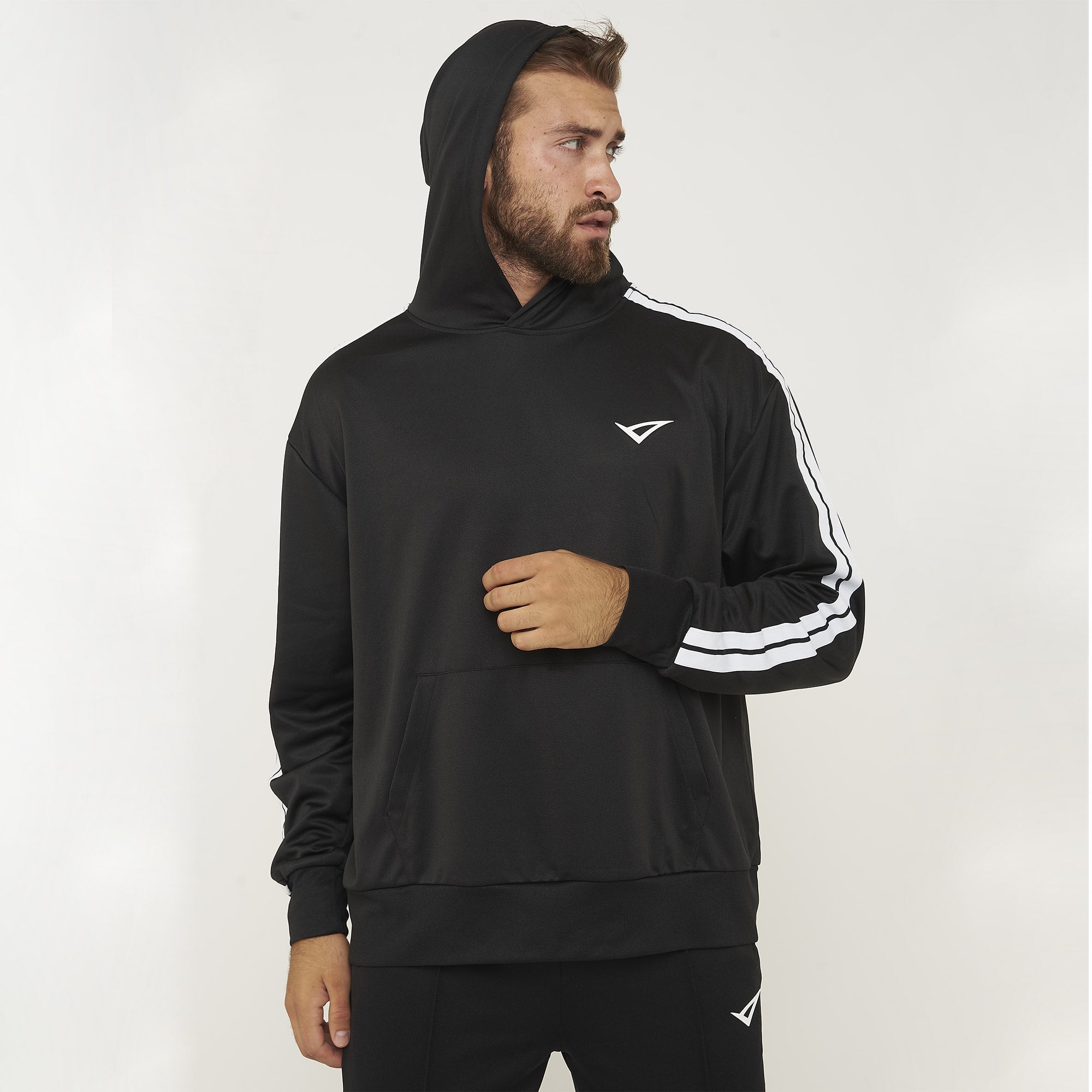 legea-felpa-senza-zip-con-cappuccio-space-nero-l image 3