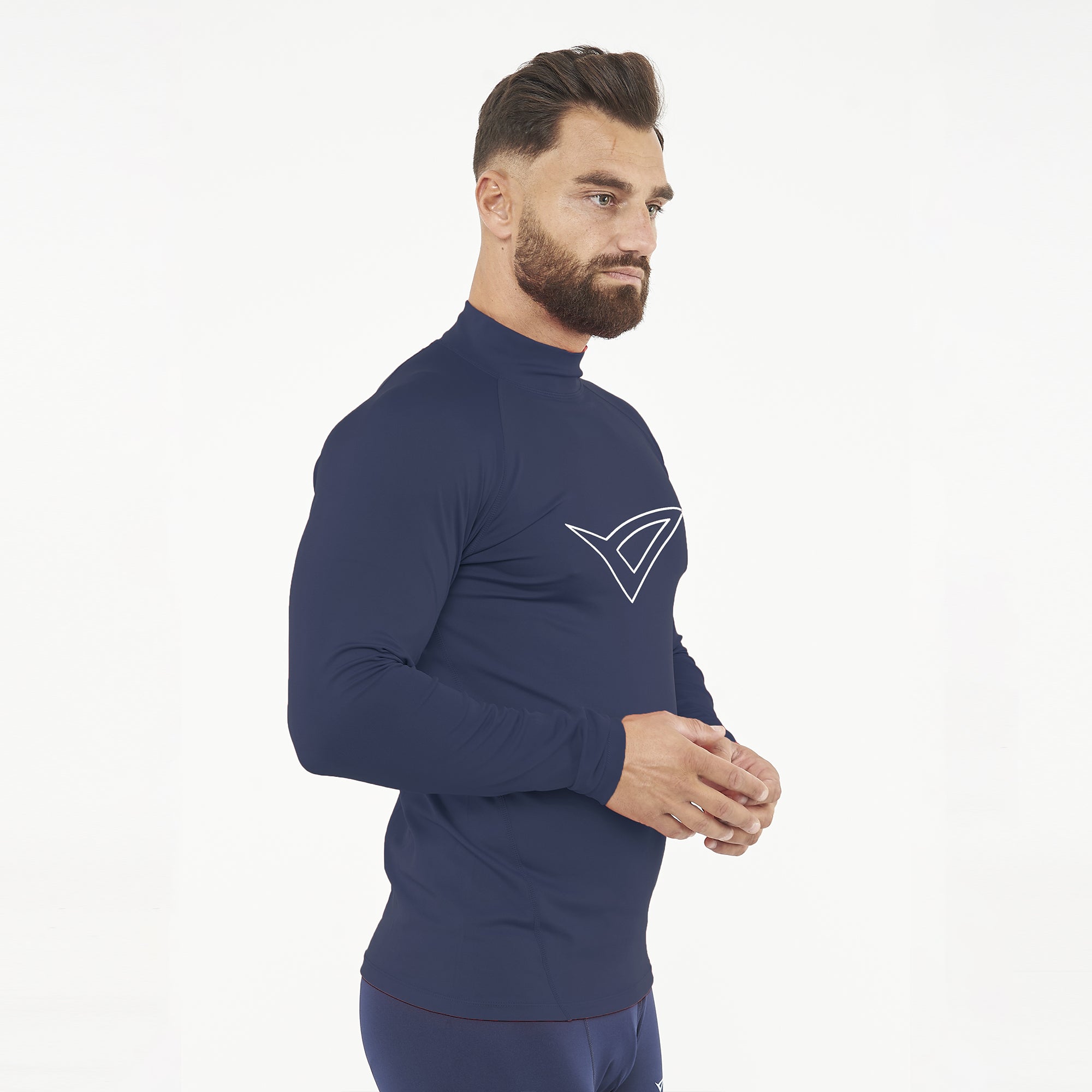 legea-ironboy-long-maglia-termica-allenamento-blu-3xs-2xs image 2