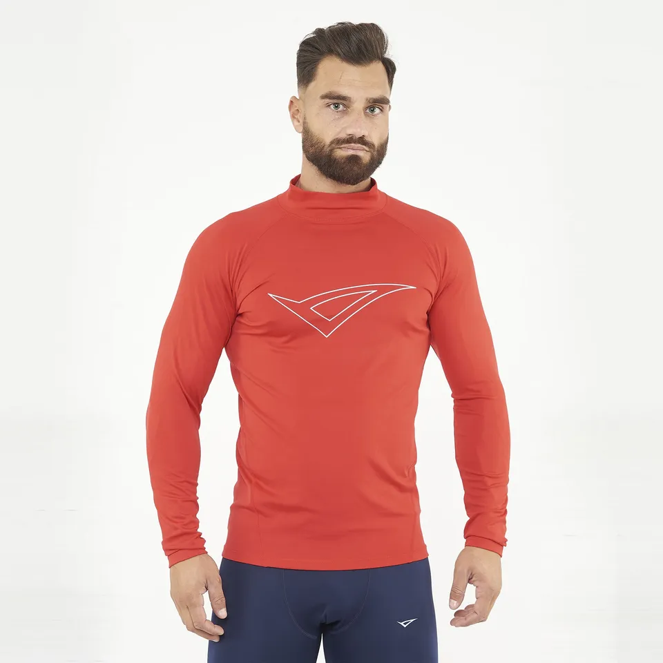 legea-ironboy-long-maglia-termica-allenamento-rosso-xs-s image 1