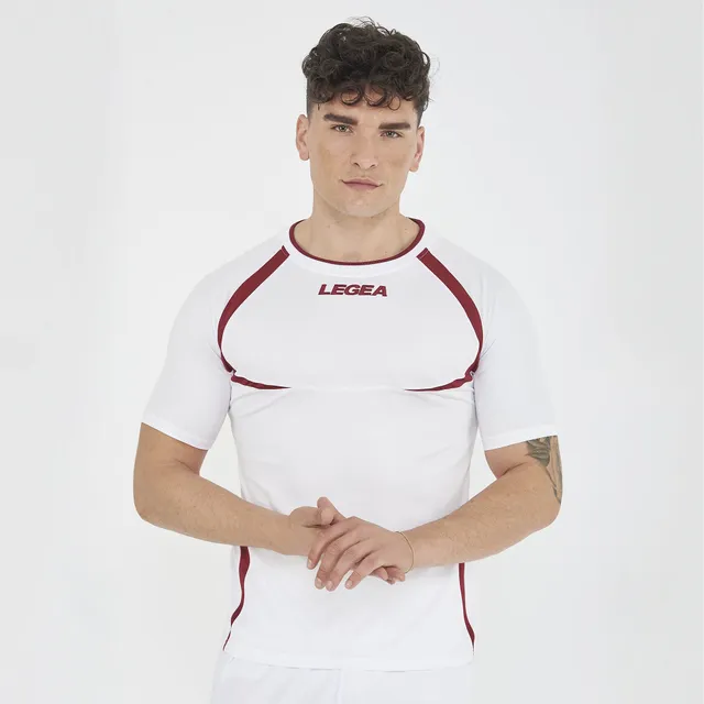 legea-taipei-maglia-calcio-maniche-corte-bianco-granata-s image 1