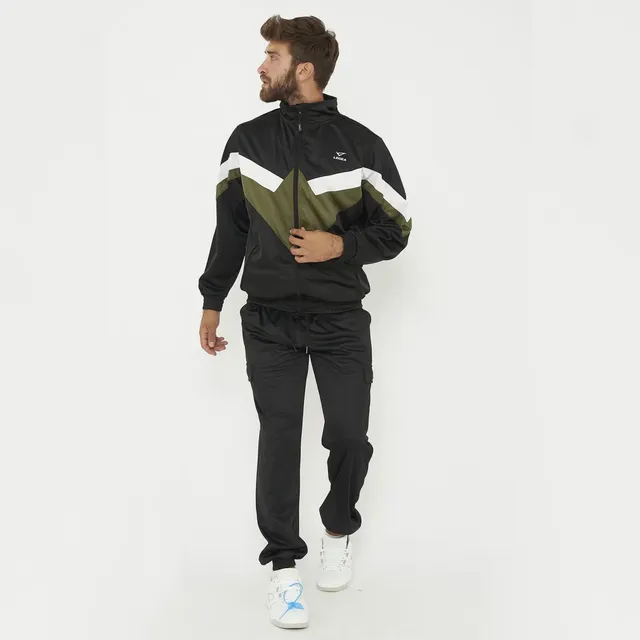 legea-cargo-loose-vintage-tuta-sportiva-completa-verde-nero-l image 1
