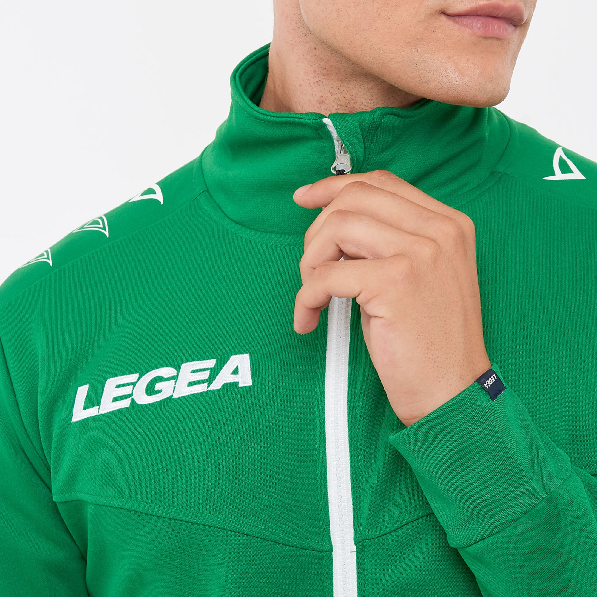 legea-alabama-giacca-con-zip-intera-da-running-verde-m image 2
