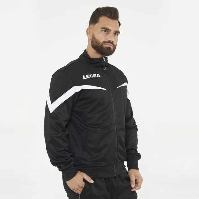 legea-mosca-giacca-sportiva-con-zip-nero-m image 1