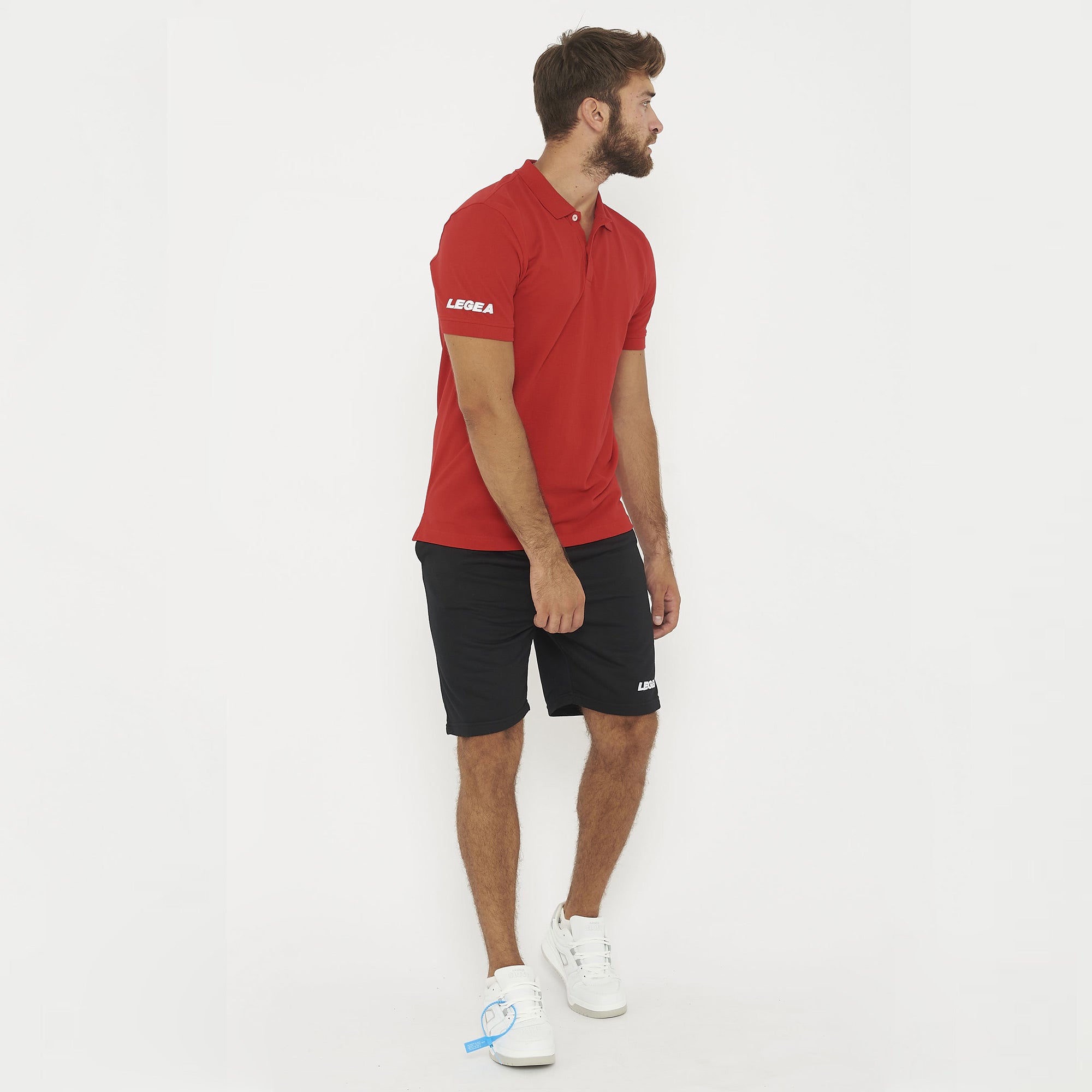 legea-ariete-polo-in-cotone-rosso-xl image 2