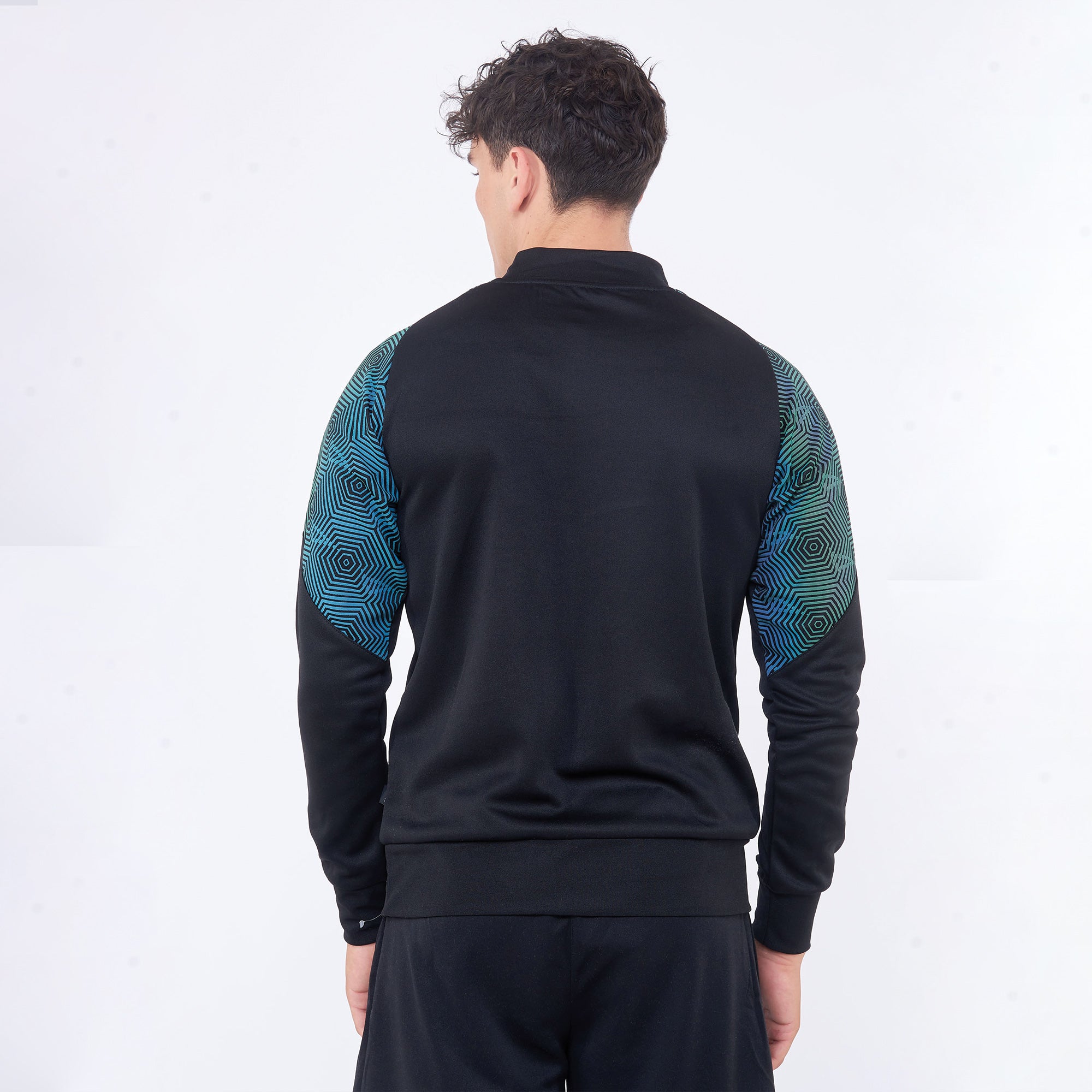 legea-giacca-con-zip-petra-nero-verde-tiffany-m image 5