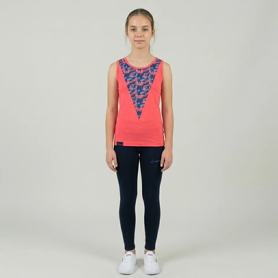 legea-completo-cotone-canotta-leggings-jasinda-bambina-rosa-scuro-3xs image 1