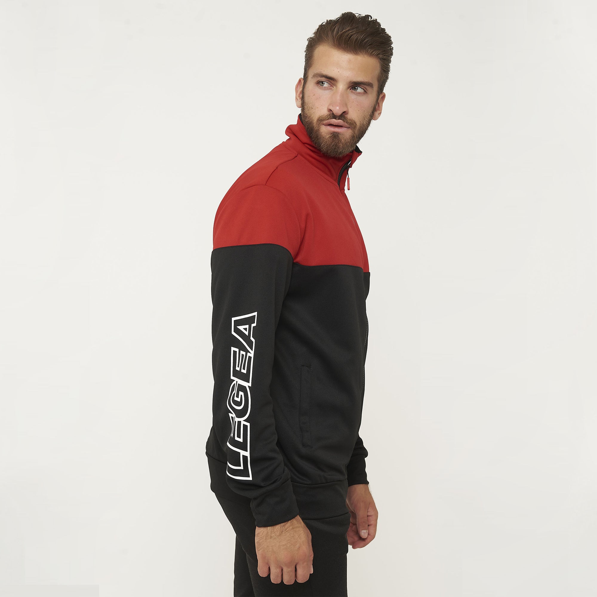 legea-ontario-tuta-sportiva-completa-granata-nero-m image 2