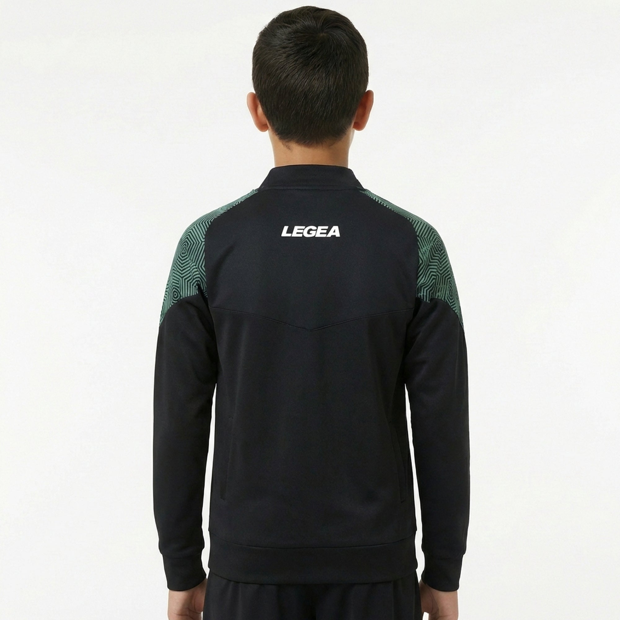 legea-giacca-con-zip-petra-nero-verde-tiffany-3xs-taglie-piccole image 2