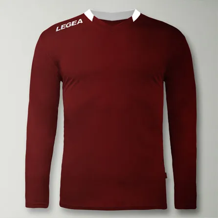 legea-maglia-calcio-monaco-ml-manica-lunga-granata-bianco-l image 1