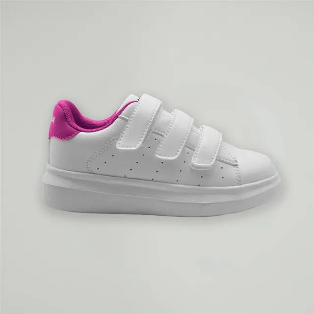legea-ten-scarpe-bambini-con-strappi-bianco-fucsia-30 image 1
