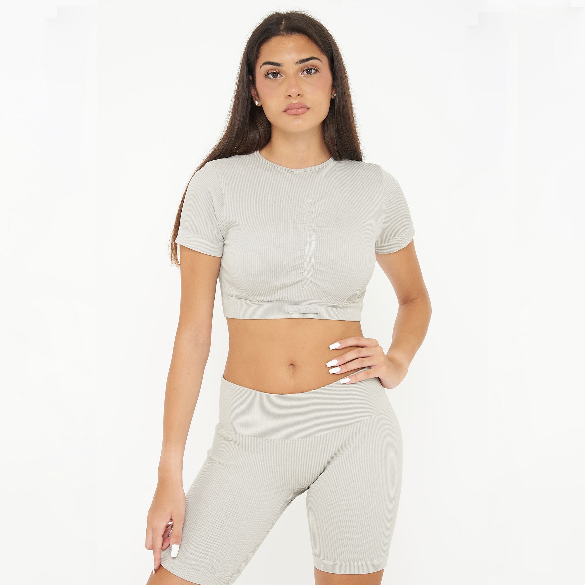 legea-maglia-fitness-way-crop-donna-grigio-xl image 1