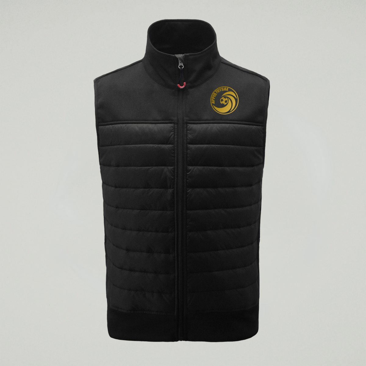 legea-appio-futsal-smanicato-rappresentanza-full-zip-nero image 2