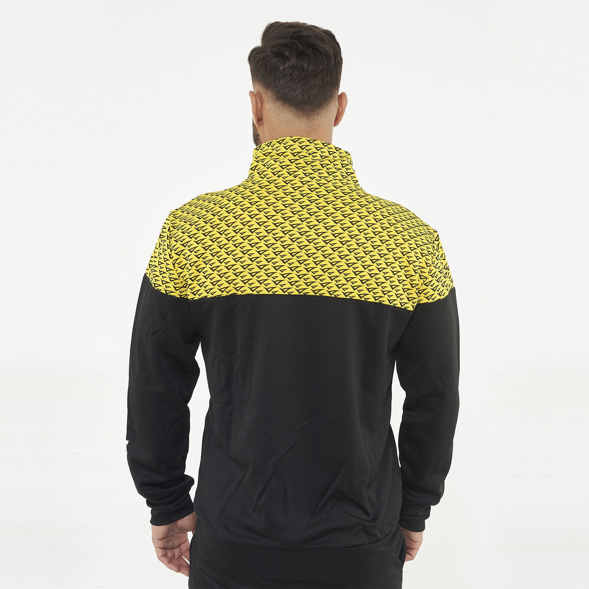 legea-arkansas-giacca-con-zip-in-poliestere-nero-giallo-2xl image 2
